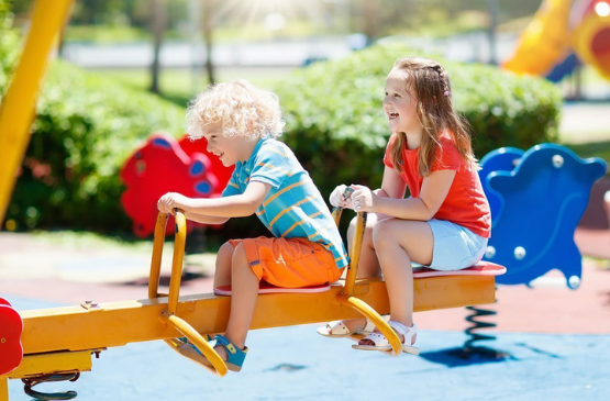 Children enjoying time at school